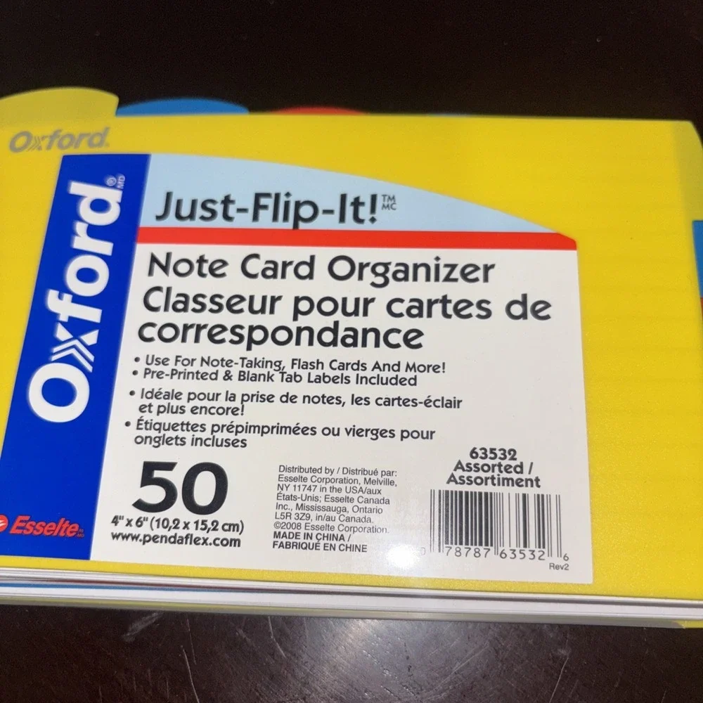Oxford‎ Just Flip It Card Organizer